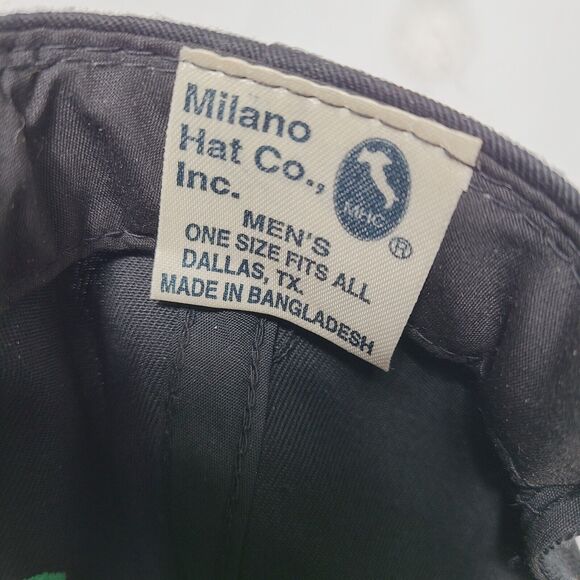 Vintage Interstate Batteries Snapback Cap Trucker Hat Black/Green Milano Hat Co - Picture 4 of 4